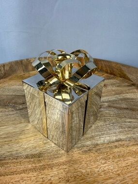 Godinger Silver Gift Box ✨ Bow Jewelry Trinket Decor